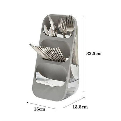 3 Layer Cutlery Stand Multi Tier Kitchen Organizer