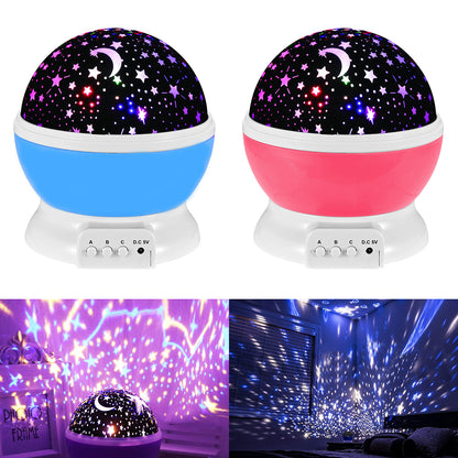 LED Rotating Night Light Projector lamp for kids