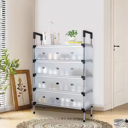 DIY dustproof shoe rack organizer