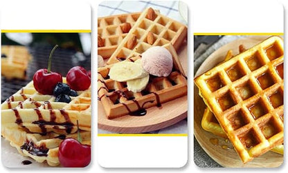 Double sided waffle maker