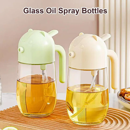 2 in 1 oil spray bottle dispenser