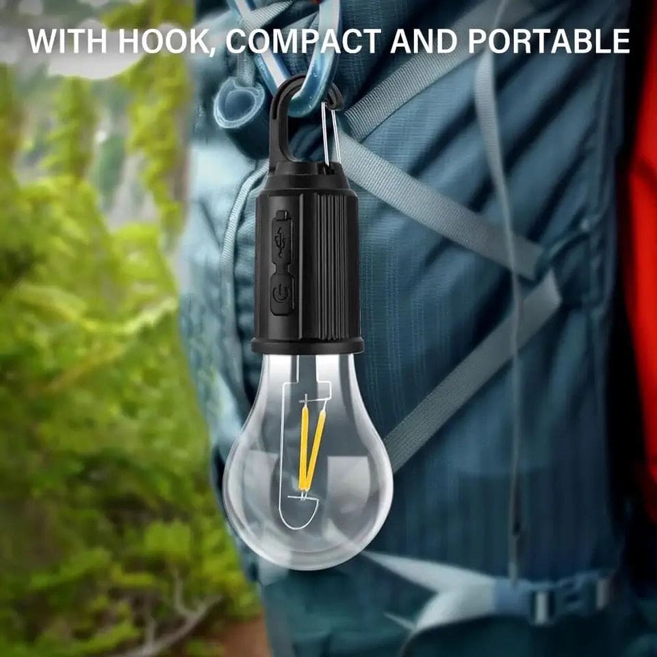 Led rechargeable Solar bulb lamp for camping and for other multi purpose use