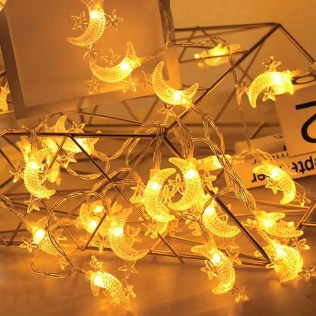 20pcs Joint star & moon fairy string lights