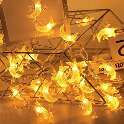20pcs Joint star & moon fairy string lights