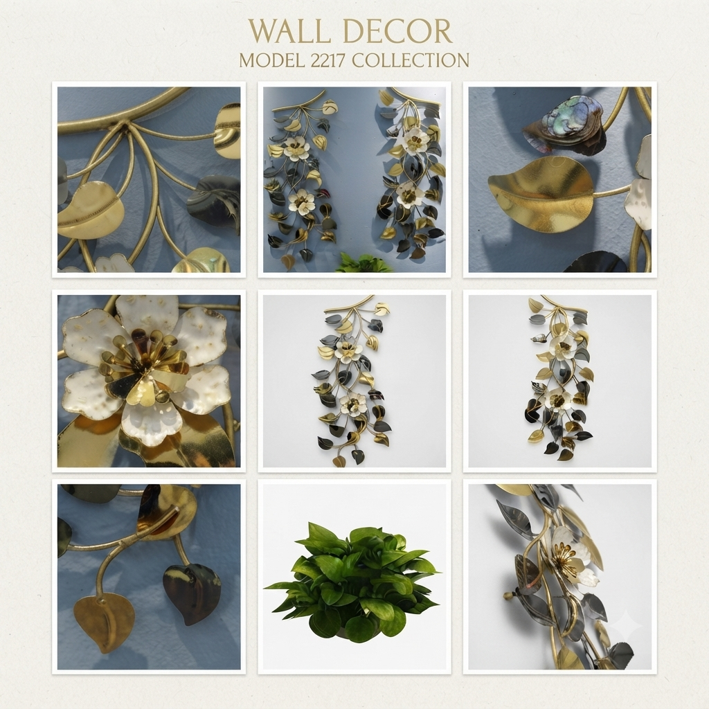 Wall decoration motive 2pcs set