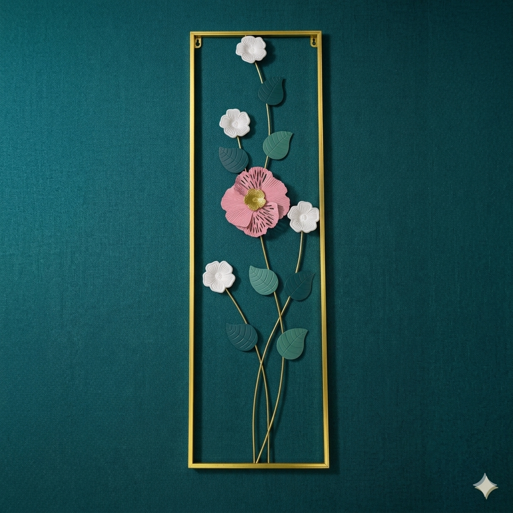 Metal wall votive decoration