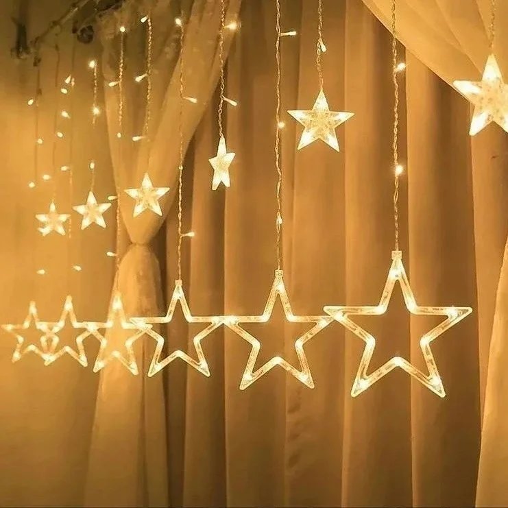 Star led curtain lights