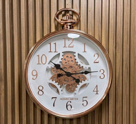 Retro fancy gearing grenade style wall clock