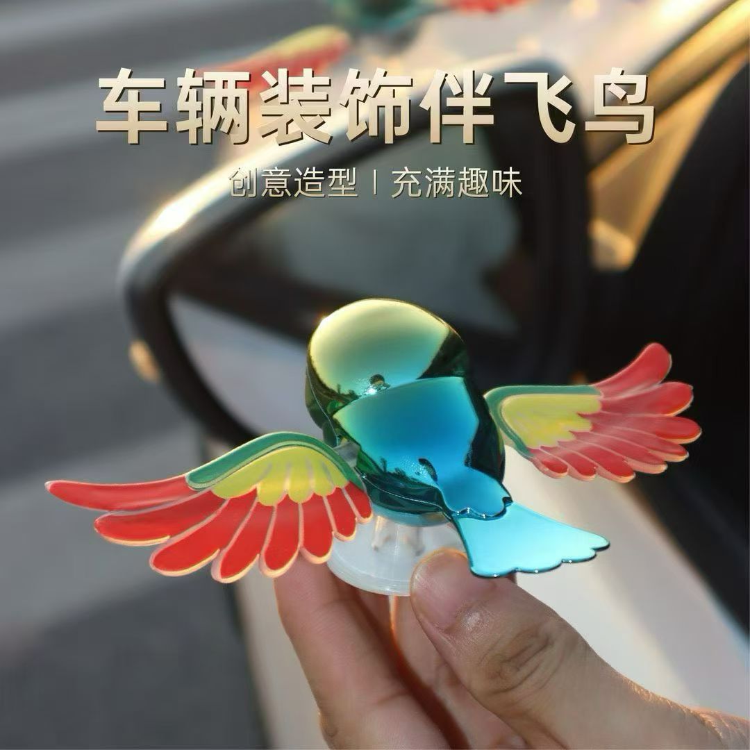 Fluttering bird wind ornament