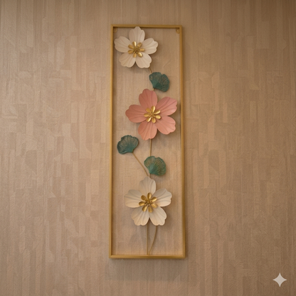 Metal wall votive decoration