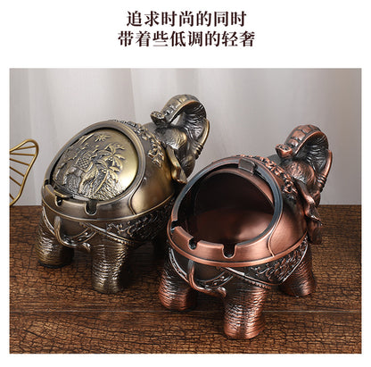 Elephant Ashtray with lid table decor
