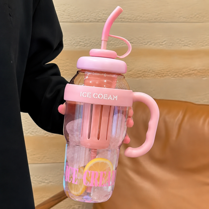 Acrylic Ice Cream Tumbler Bottle