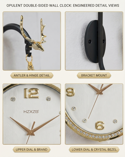 Nordic Branded Dual sided wall clock