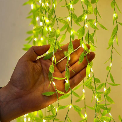 Leaves fairy curtain lights