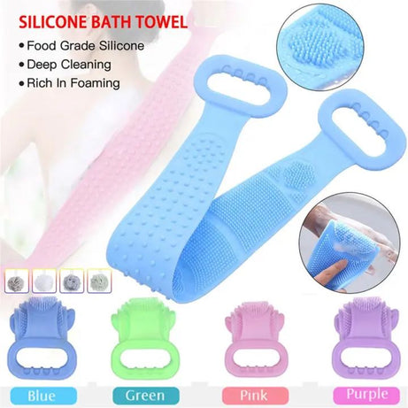 Body scrub silicon brush