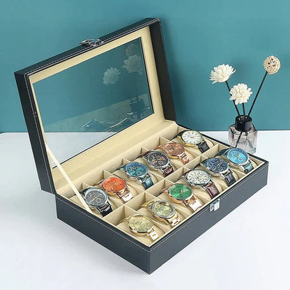 12 Slot watch box organizer