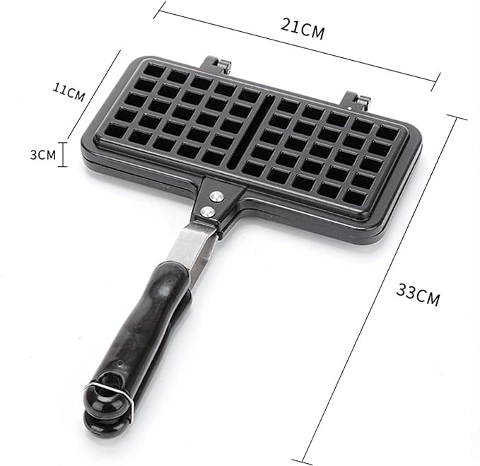 Double sided waffle maker