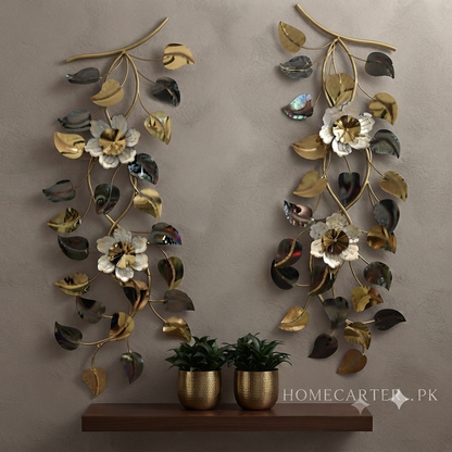 Wall decoration motive 2pcs set