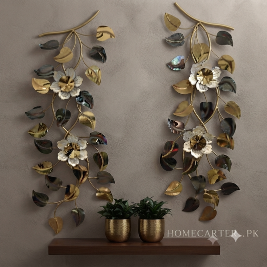 Wall decoration motive 2pcs set