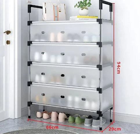 5 layer dustproof shoe organizer