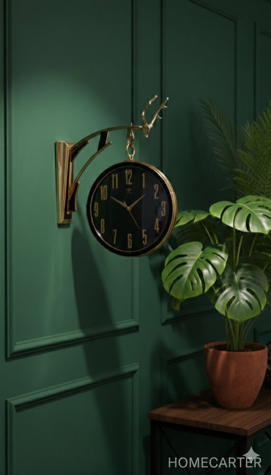 Markhor style station clock with stand-9201