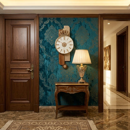 Crown decorative Wall clock