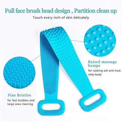 Body scrub silicon brush