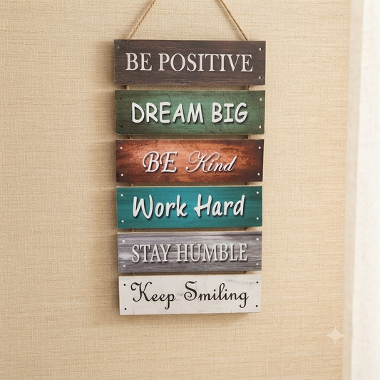 Be positive - Wall hanging quotation