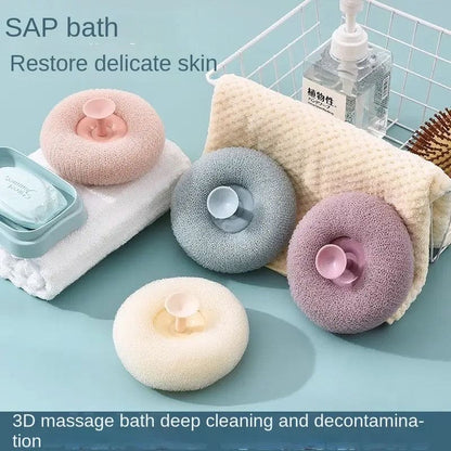 Soft mesh bath sponge