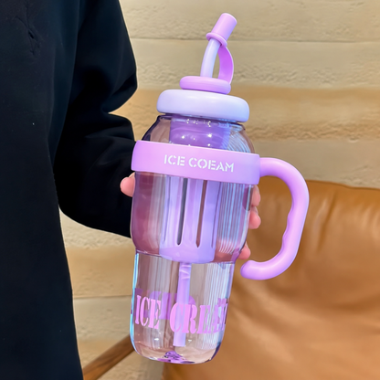 Acrylic Ice Cream Tumbler Bottle