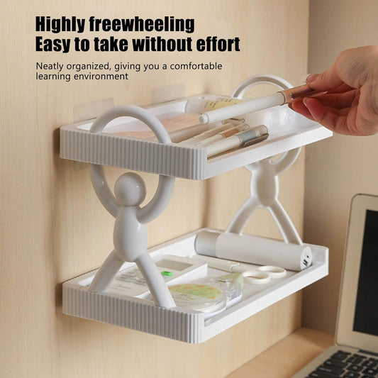 DIY liftup wall mounted shelf
