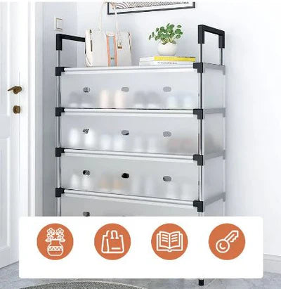 5 layer dustproof shoe organizer