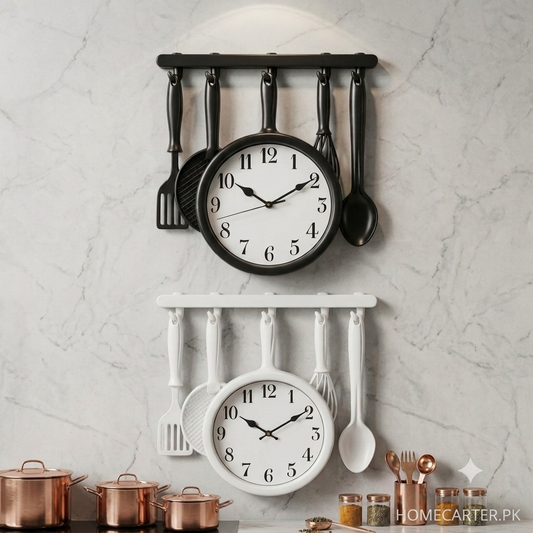 Kitchen artist wall mounted clock