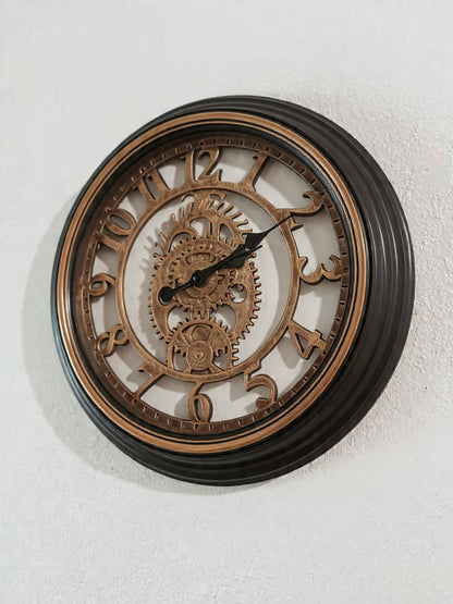Retro Gearing look wall clock