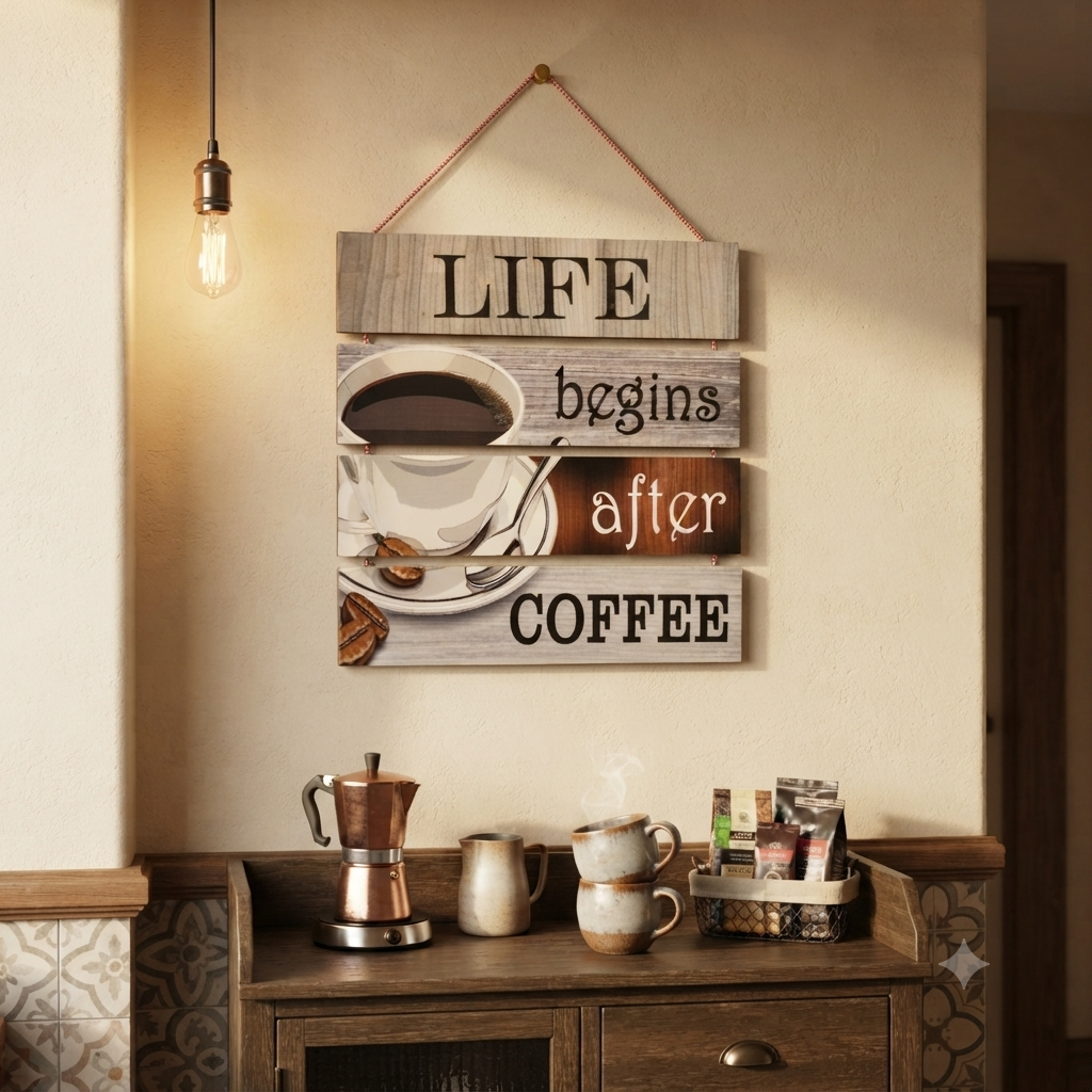 Coffee Wall hanging quotation