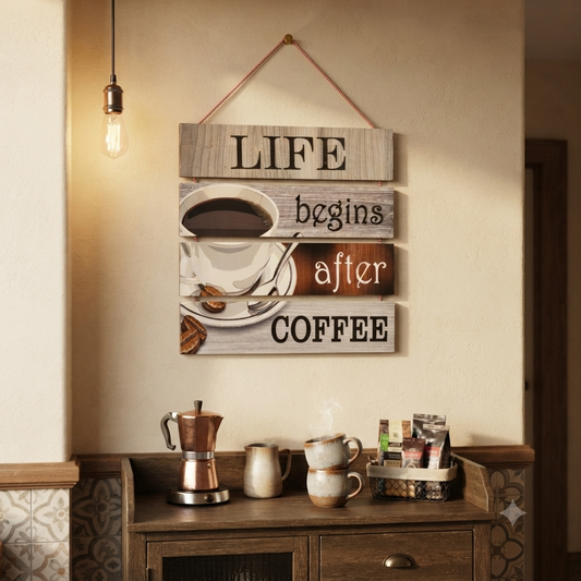 Coffee Wall hanging quotation