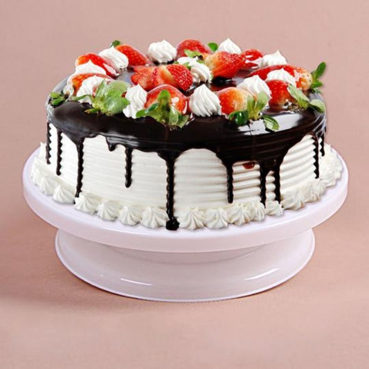 Cake turnable rotating tray