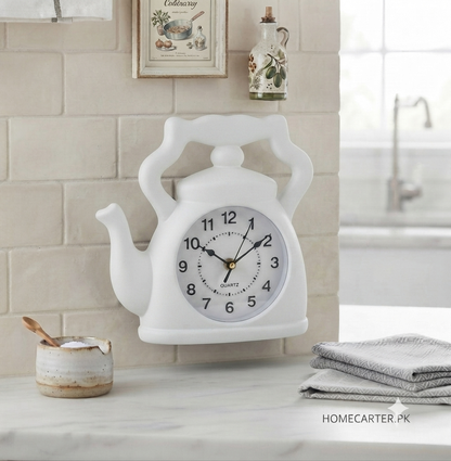 Kettle kitchen wall clock