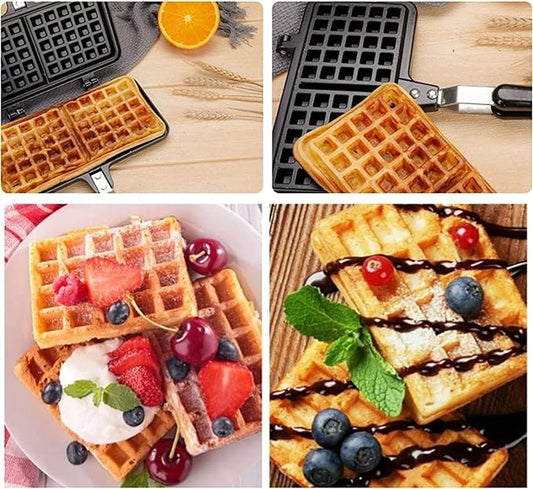 Double sided waffle maker