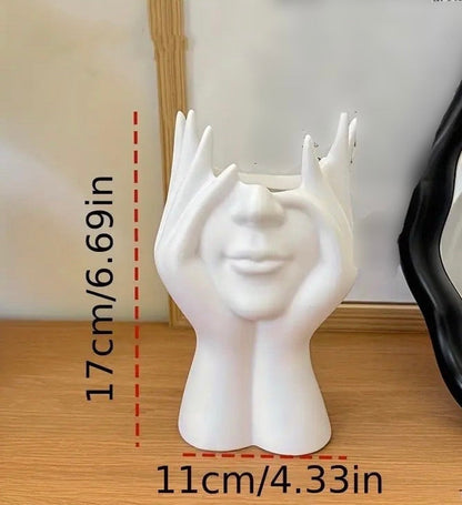 Desktop face theme makeup holder