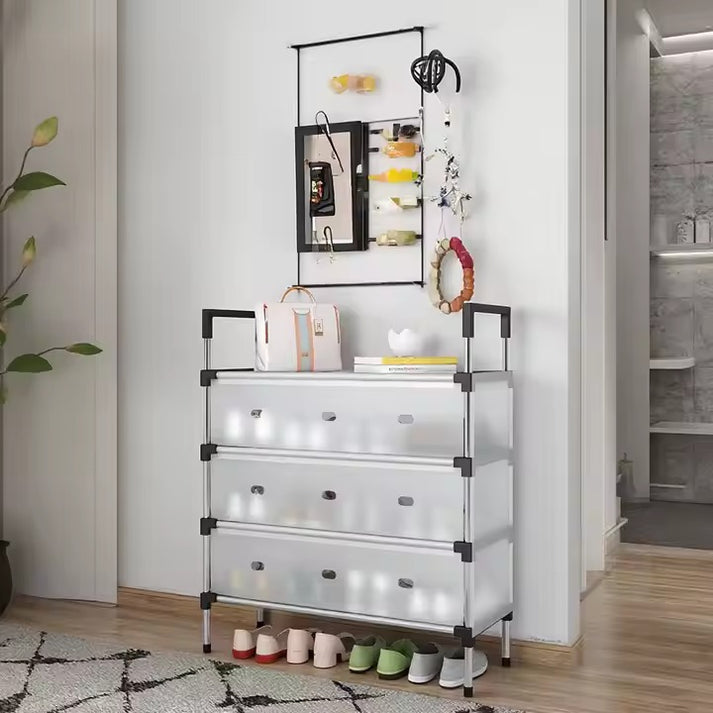 DIY dustproof shoe rack organizer
