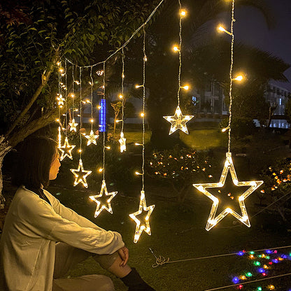 Star led curtain lights