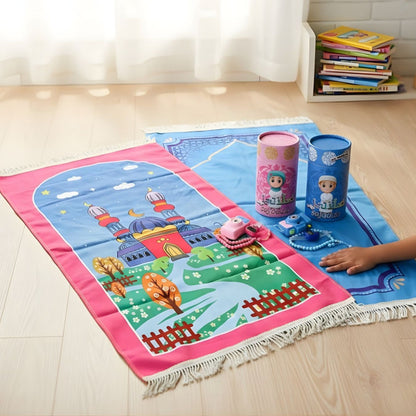 Kids Prayer Mat with Tasbeeh Counter & Kids Camera