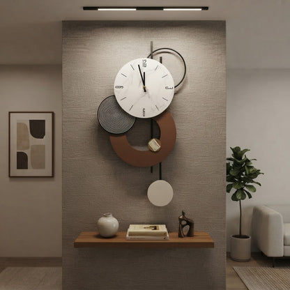 Elegant style funky wall clock
