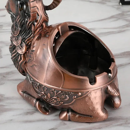 Markhor metal ashtray