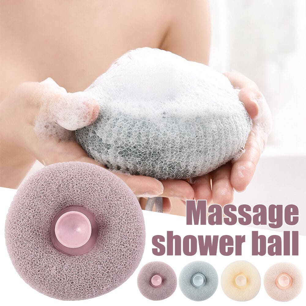 Soft mesh bath sponge