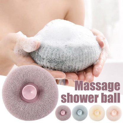 Soft mesh bath sponge