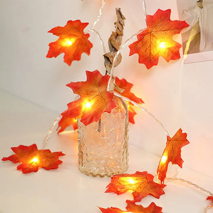 Led maple string light