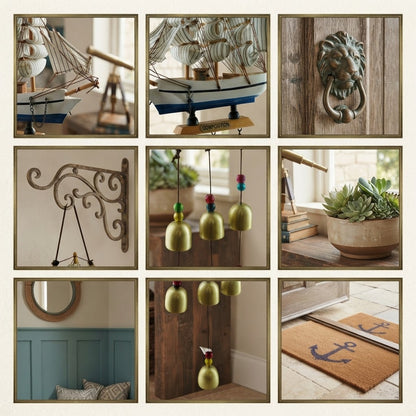 Ship wind chime hanging decoration