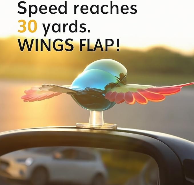 Fluttering bird wind ornament